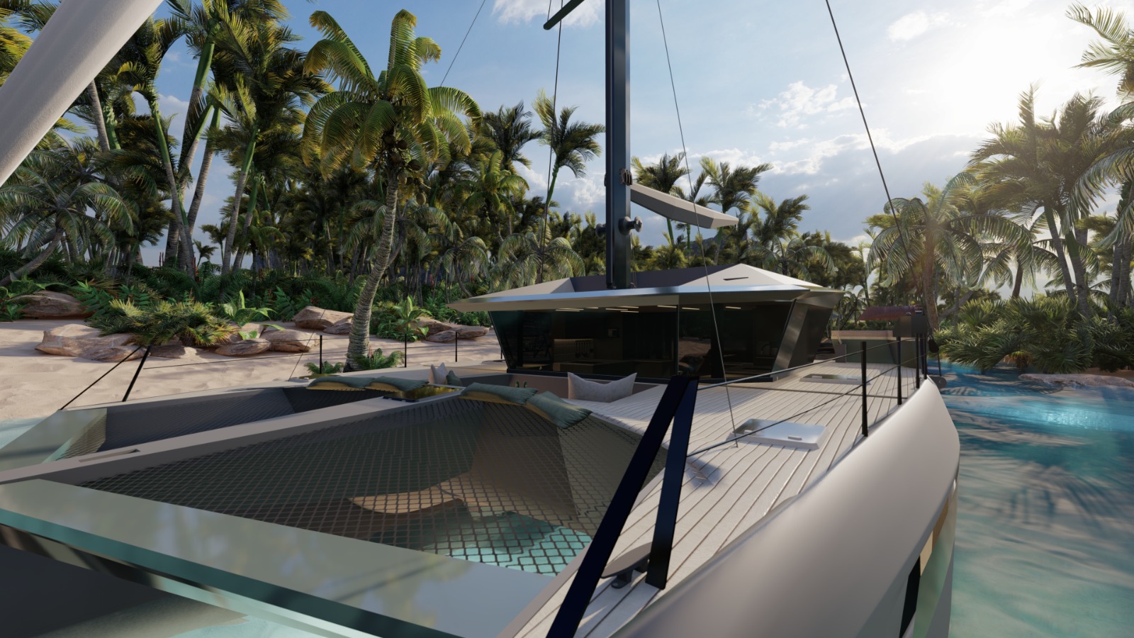 ONYX 10.5 Catamaran, front ONYX 10.5 Catamaran, front